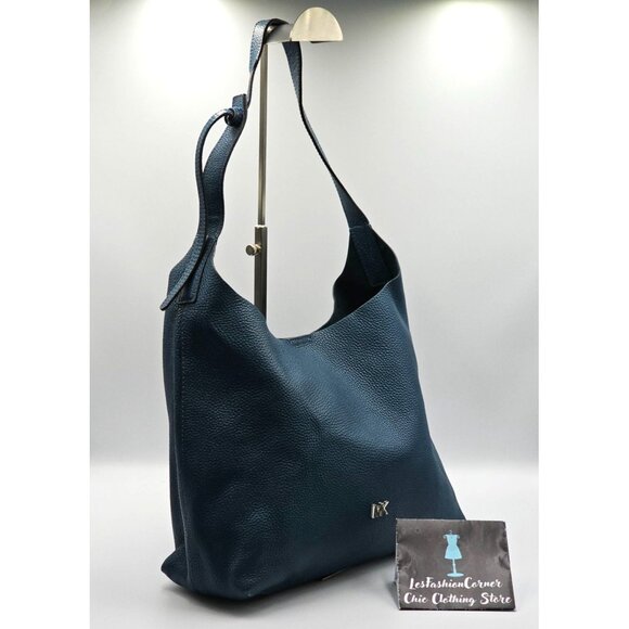 MICHAEL Michael Kors Women's Green Leather Junie Medium  Shoulder Bag 2834 - Picture 5 of 12